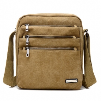 Män Canvas Outdoor Fritid Crossbody-väskor