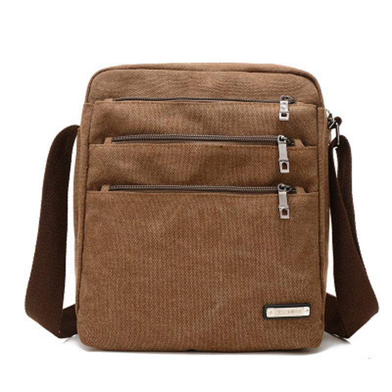 Män Canvas Outdoor Fritid Crossbody-väskor