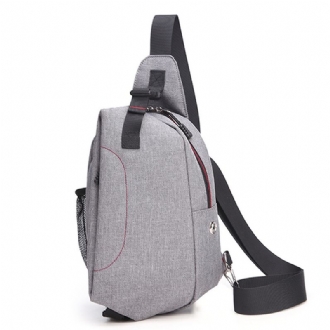 Män Canvas Outdoor Sport Multifunktionell Crossbody-väska