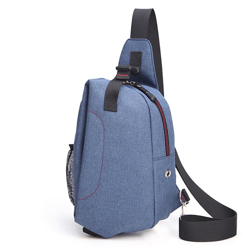 Män Canvas Outdoor Sport Multifunktionell Crossbody-väska