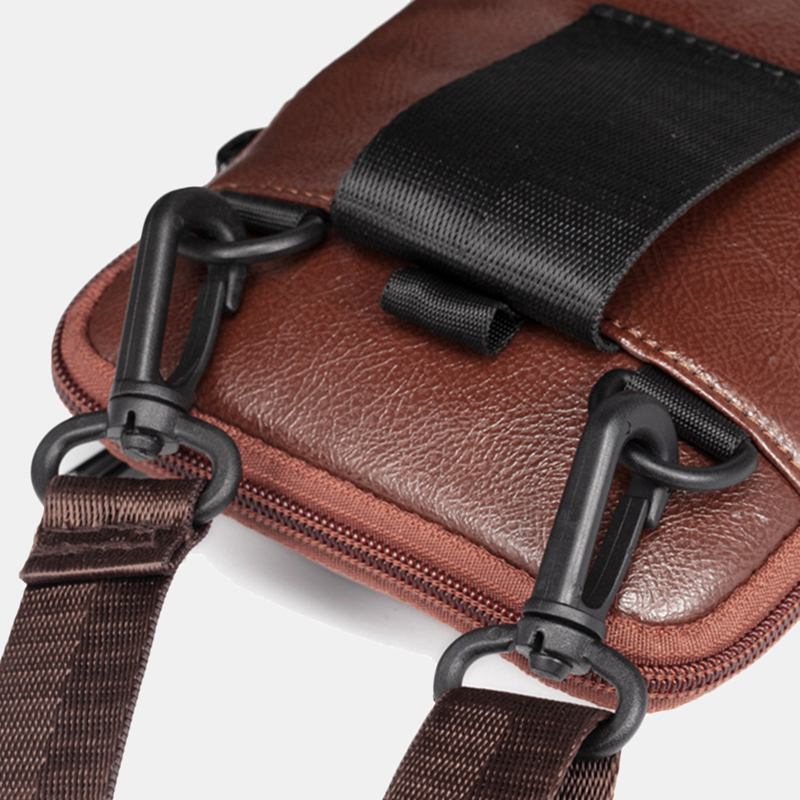 Män Casual Crossbody-väska Telefonväska Multi-pocket Bag Outdoor Daily Bag