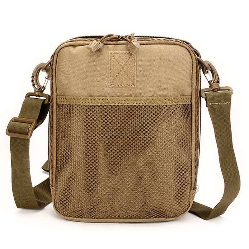 Män Dam Nylon Sport Utomhus Tactical Army Ipad Shoulder Crossbody Bag