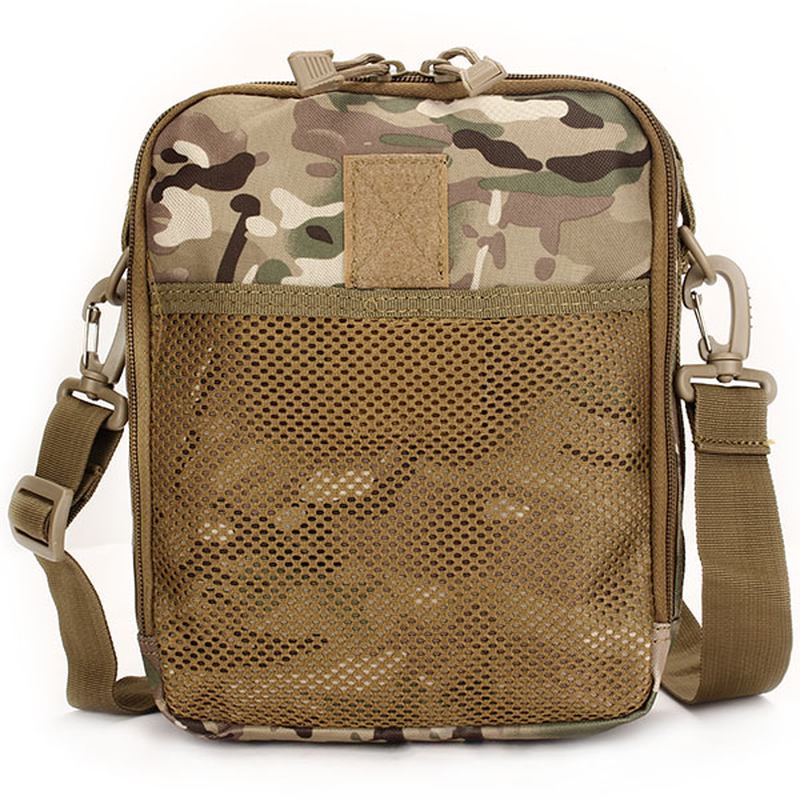 Män Dam Nylon Sport Utomhus Tactical Army Ipad Shoulder Crossbody Bag