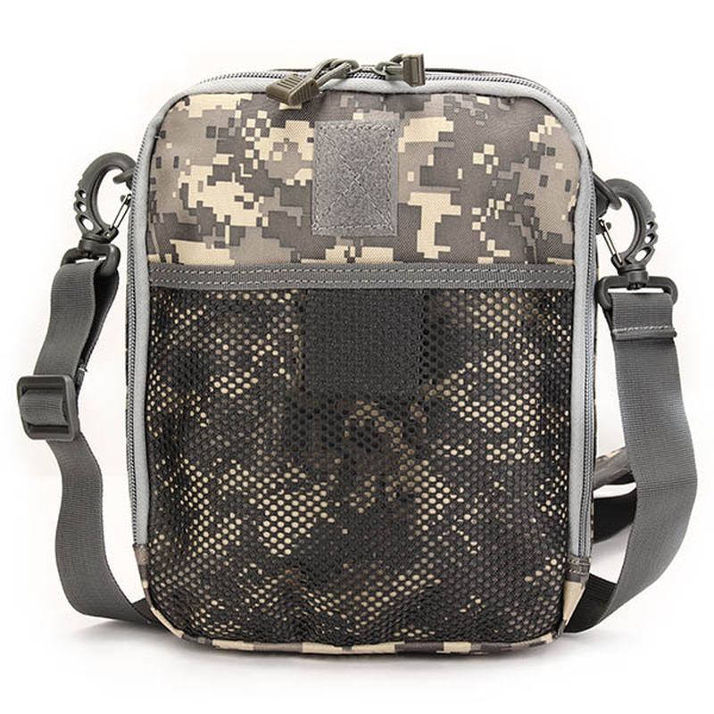 Män Dam Nylon Sport Utomhus Tactical Army Ipad Shoulder Crossbody Bag