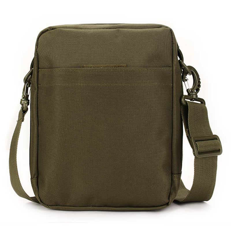 Män Dam Nylon Sport Utomhus Tactical Army Ipad Shoulder Crossbody Bag