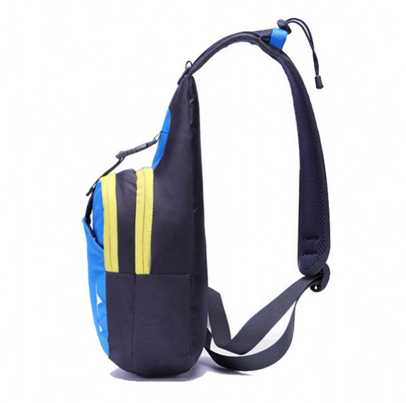 Män Dam Nylon Vattentät Crossbody Bag Outdoor Sport Casual Chest Bag