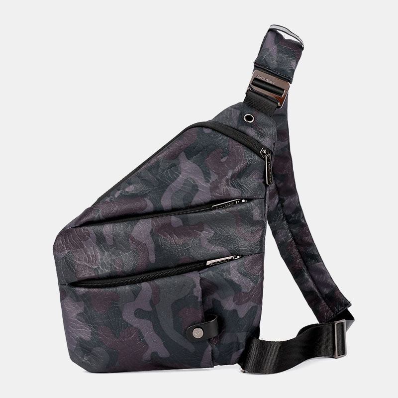 Män Gömd Anti-stöld Bröstväska Mode Casual Cool Bag För Utomhusresor