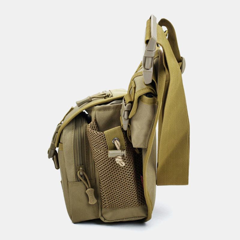 Män Oxford Outdoor Riding Sport Camo Vattentät Crossbody-väska Med Stor Kapacitet Midjeväska Sadelväska