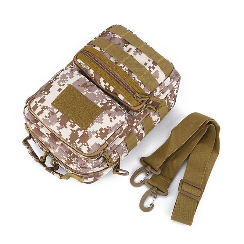 Män Tactical Crossboby Bag Kamouflage Vattentålig Outdoors Sholder Bag Handväska