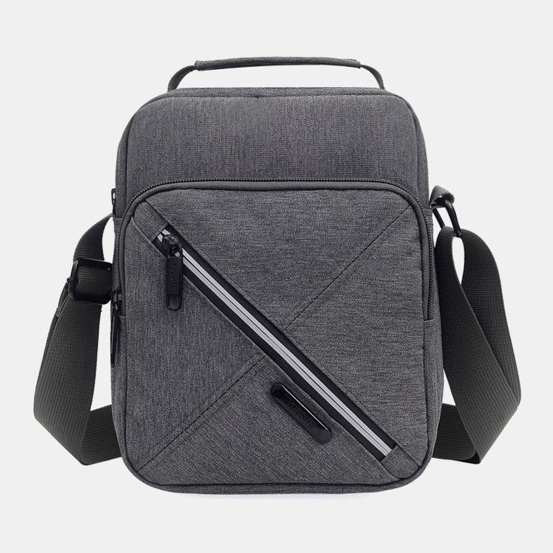 Män Vattentät Nylon Casual Axelväska Crossbody-väska