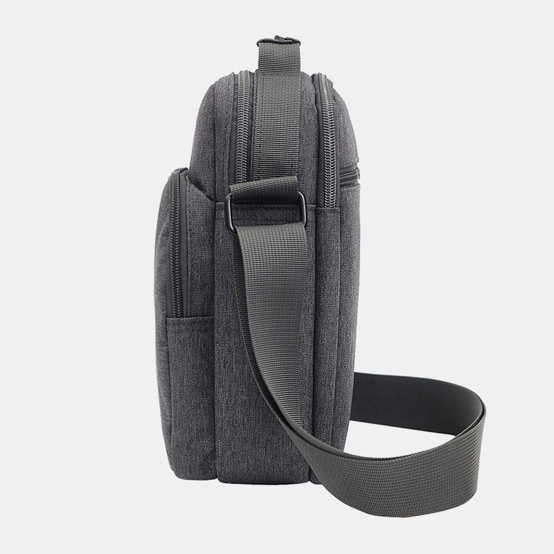 Män Vattentät Nylon Casual Axelväska Crossbody-väska