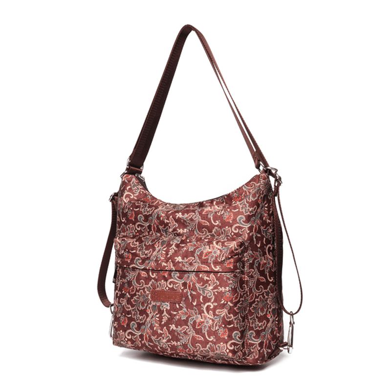 National Floral Travel Kvinnor Ryggsäck Crossbody Bag