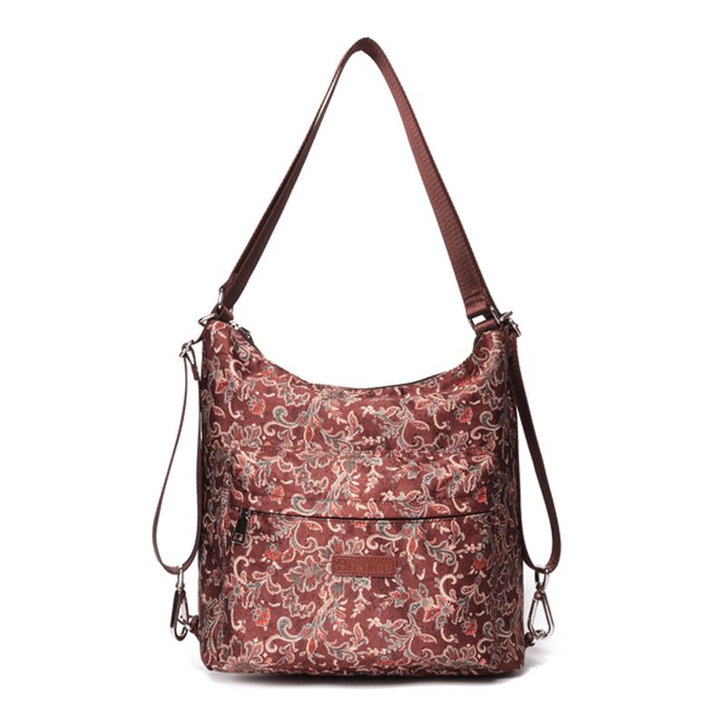 National Floral Travel Kvinnor Ryggsäck Crossbody Bag