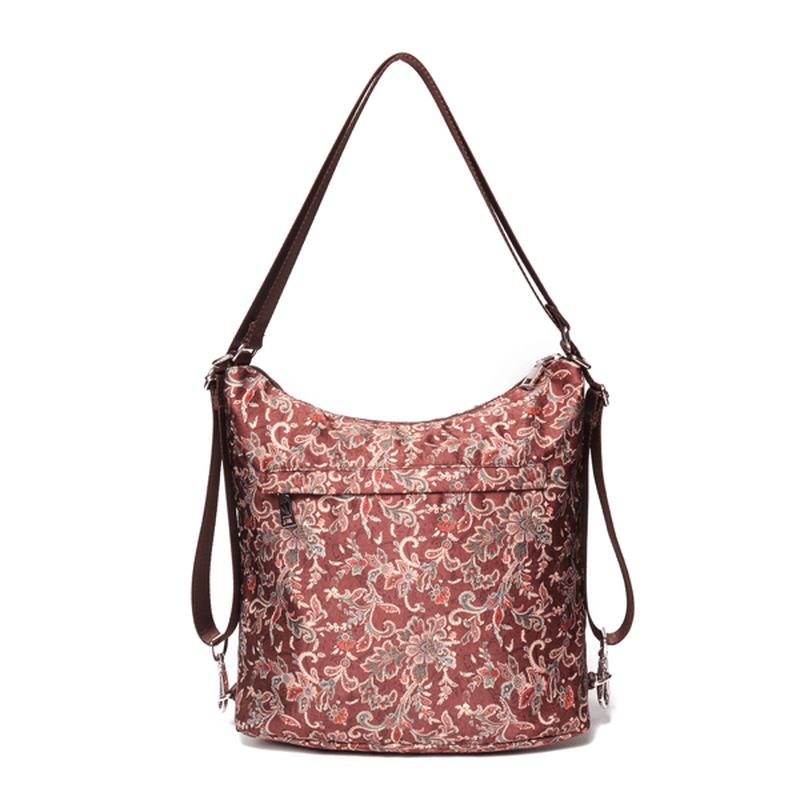 National Floral Travel Kvinnor Ryggsäck Crossbody Bag