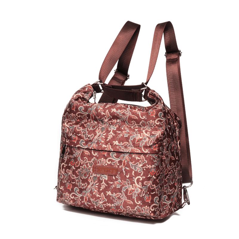 National Floral Travel Kvinnor Ryggsäck Crossbody Bag