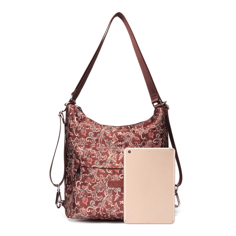 National Floral Travel Kvinnor Ryggsäck Crossbody Bag