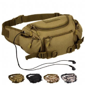 Nylon Outdoor Tactical Midjeväska Camping Fanny Pack Military Messenger Bags För Män