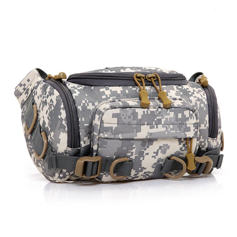 Nylon Outdoor Tactical Midjeväska Camping Fanny Pack Military Messenger Bags För Män