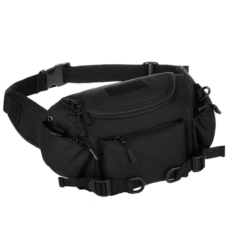 Nylon Outdoor Tactical Midjeväska Camping Fanny Pack Military Messenger Bags För Män