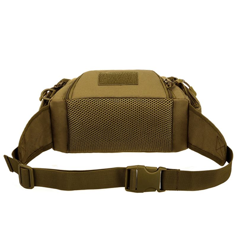 Nylon Outdoor Tactical Midjeväska Camping Fanny Pack Military Messenger Bags För Män