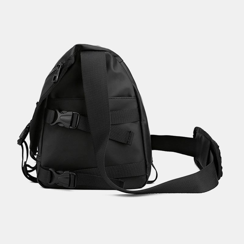 Unisex Stor Kapacitet Rygg Stöldskyddsficka Crossbody-väskor Minimalistiskt Spänne Nylon Messenger Bag Axelväska