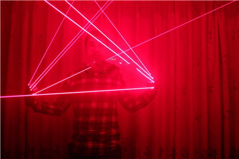 Laserhandskar Laser Emitting Led Dance Performance Rekvisita