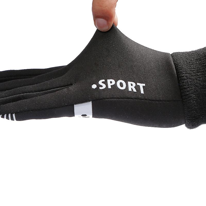 Unisex Vattentät Anti-slip Handledsförlängningshandske Sport Touch Screen Varma Foderhandskar