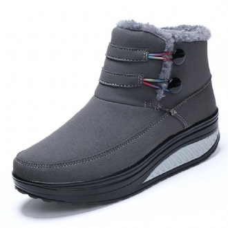 Kvinnor Winter Slip On Keep Warm Boots