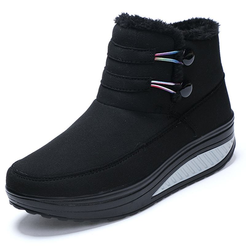 Kvinnor Winter Slip On Keep Warm Boots