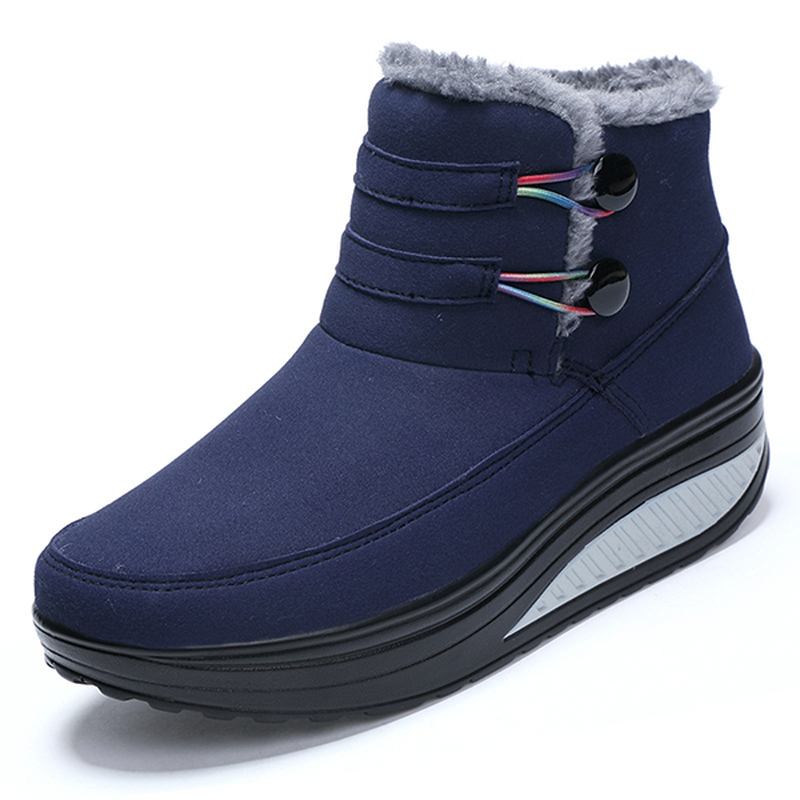 Kvinnor Winter Slip On Keep Warm Boots