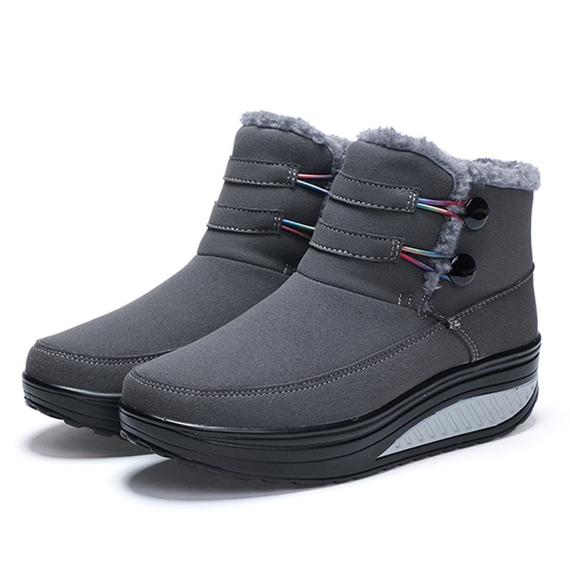 Kvinnor Winter Slip On Keep Warm Boots