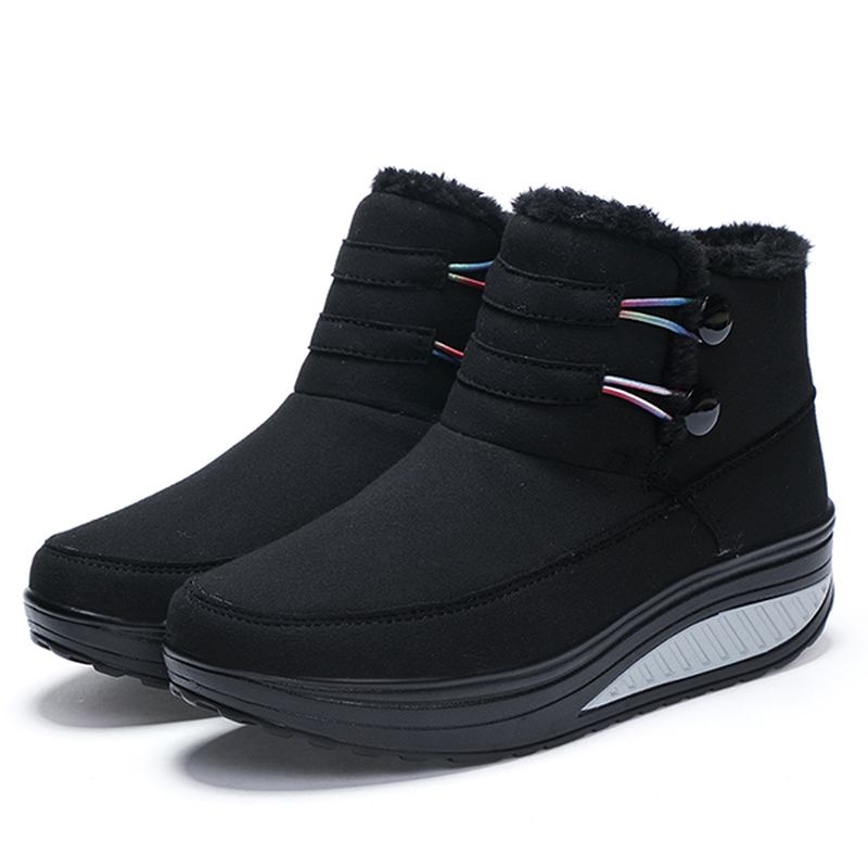 Kvinnor Winter Slip On Keep Warm Boots