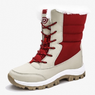 Vintervarmt Plyschfoder Casual Mid-calf Snow Boots