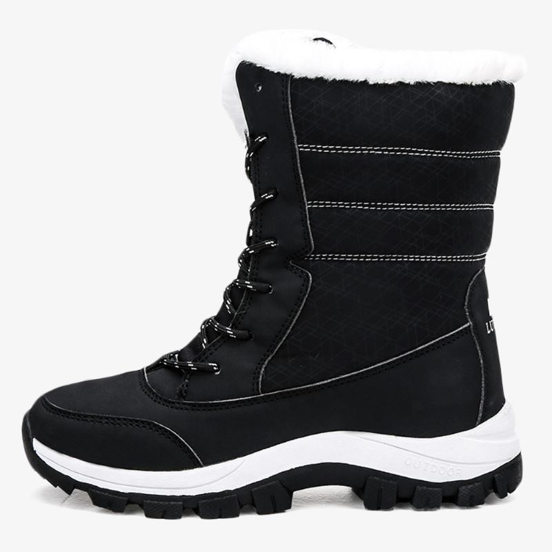 Vintervarmt Plyschfoder Casual Mid-calf Snow Boots