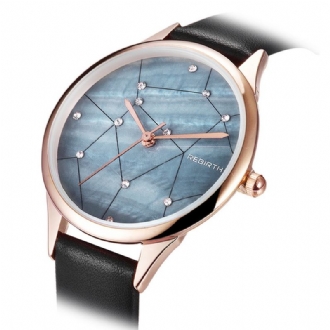 Starry Sky Dam Armbandsur Rose Gold Case Quartz Watch