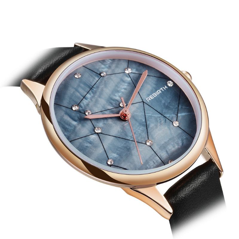 Starry Sky Dam Armbandsur Rose Gold Case Quartz Watch