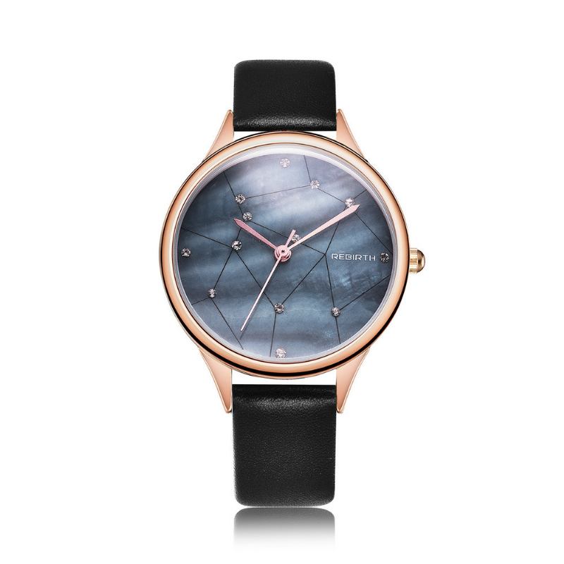 Starry Sky Dam Armbandsur Rose Gold Case Quartz Watch