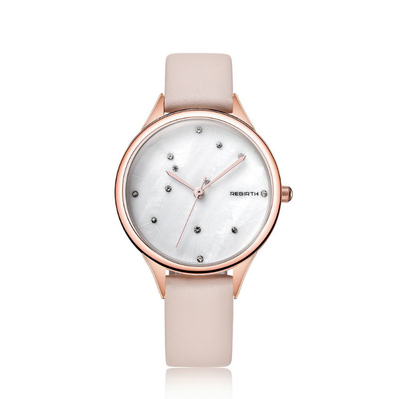 Starry Sky Dam Armbandsur Rose Gold Case Quartz Watch