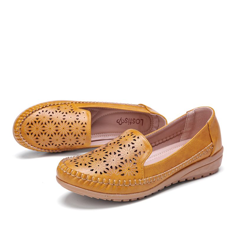 Dam Floewrs Hollow Non Halk Casual Flat Loafers