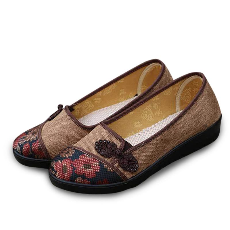 Dam Fritid Chic Skor Andas Slip-on Loafers Svettabsorberande Flats