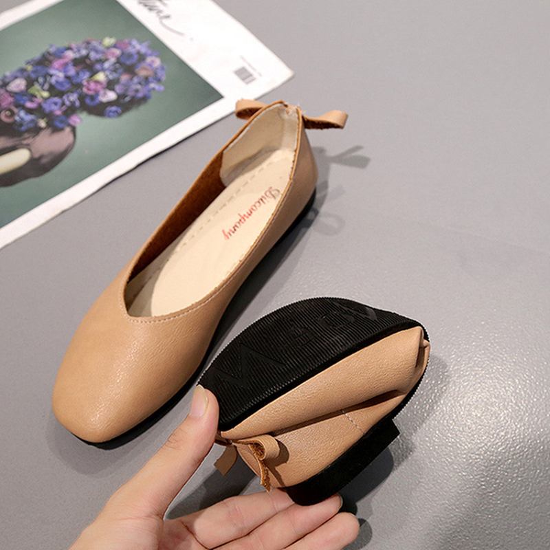 Damskor Bowknot Soft Casual Flats