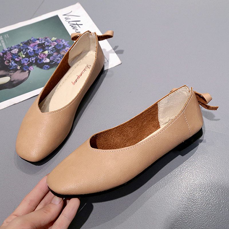 Damskor Bowknot Soft Casual Flats