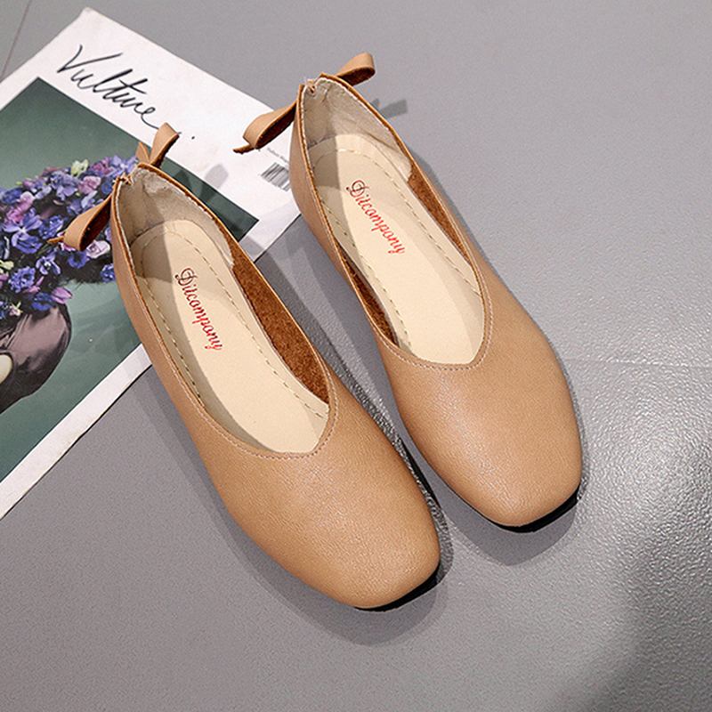 Damskor Bowknot Soft Casual Flats