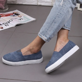 Enfärgade Slip On Loafers