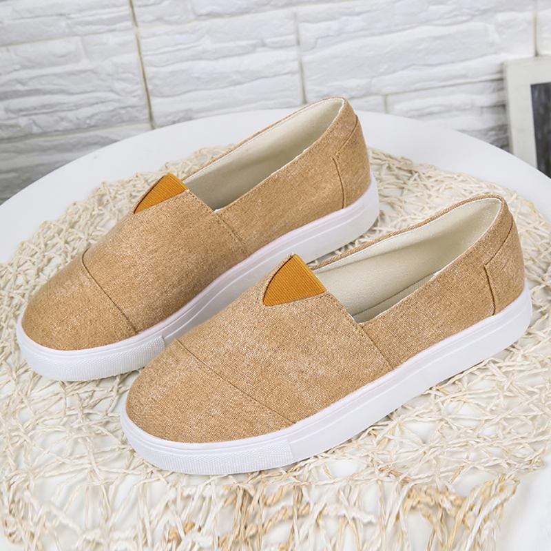 Enfärgade Slip On Loafers