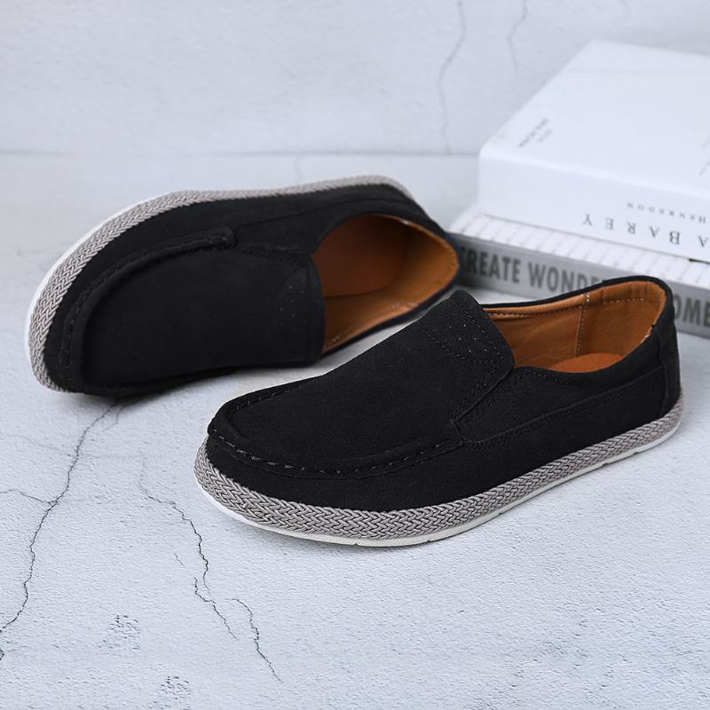 Kvinnor Bärbar Enfärgad Casual Slip On Flats