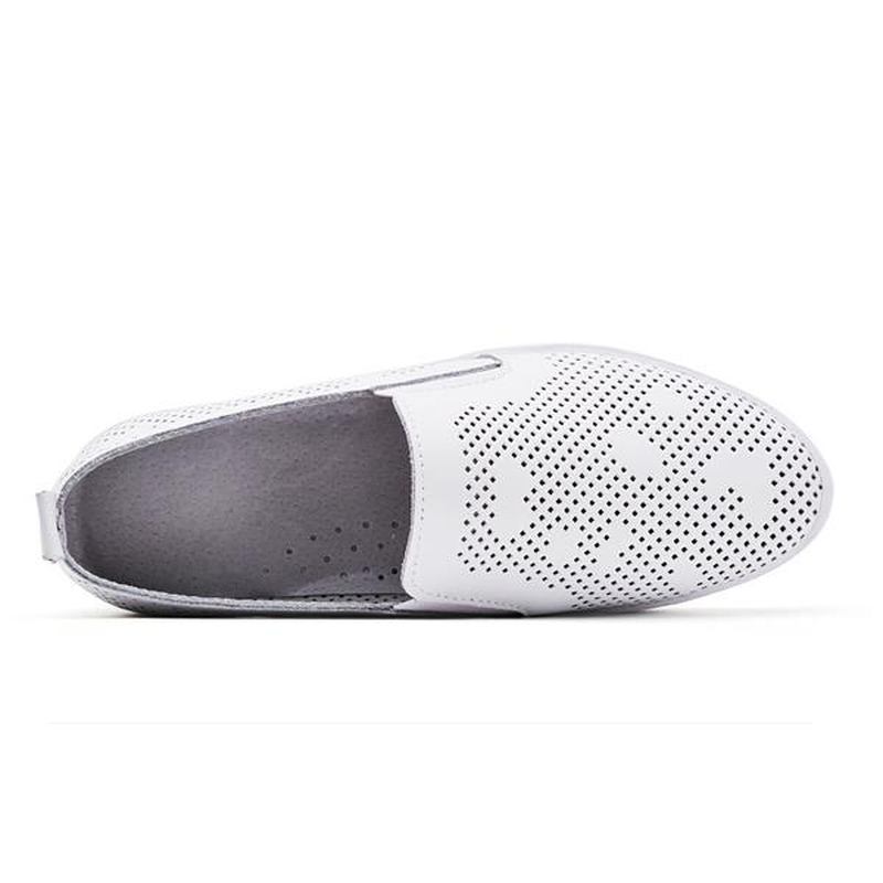 Kvinnor Casual Andas Loafers Ihåliga Slip-on Soft Sole Flat Shoes