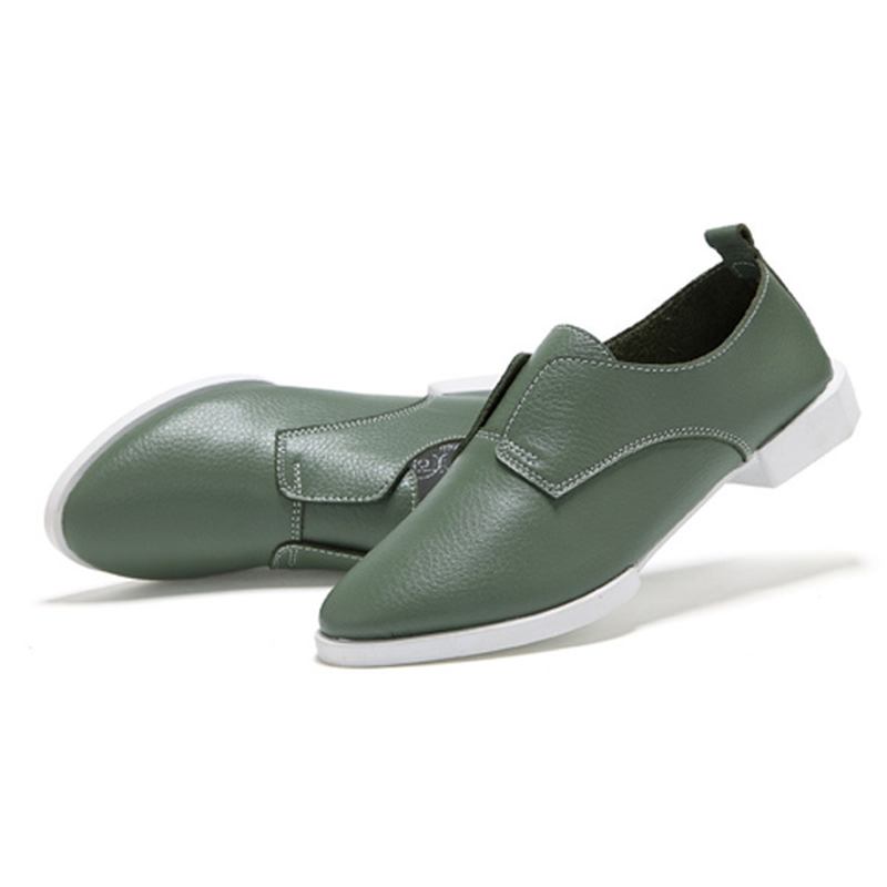 Kvinnor Casual Flats Spetsiga Tå Loafers Platta Körskor Mjuk Sula Flats