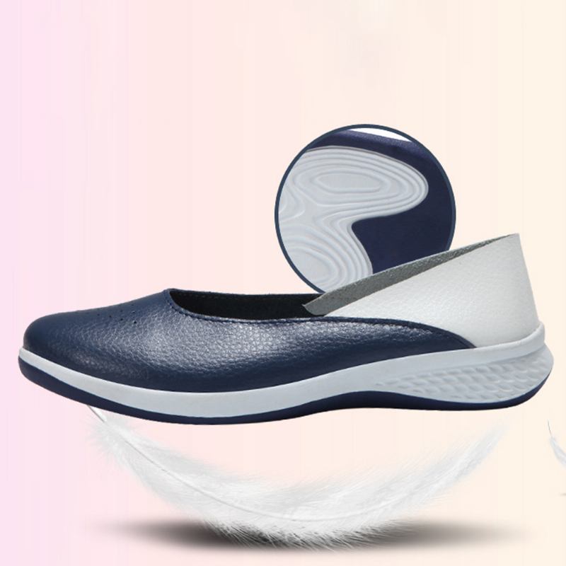 Kvinnor Casual Mjuka Sömmar Slip On Flats Loafers