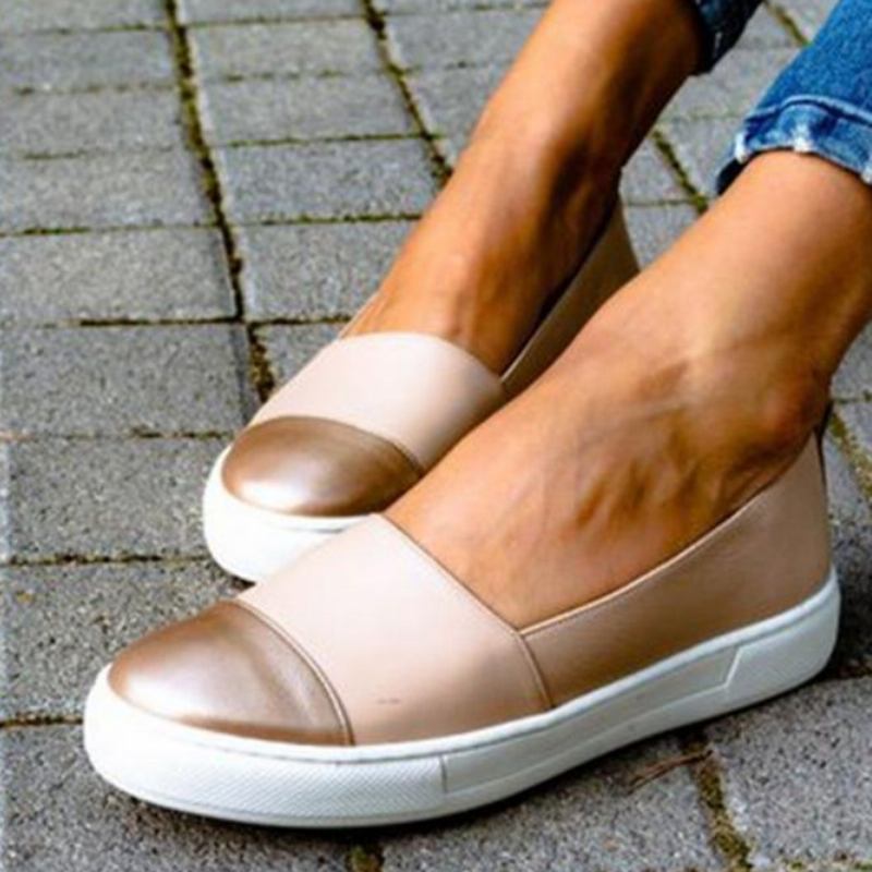 Kvinnor Casual Ren Färg Sticking Flats